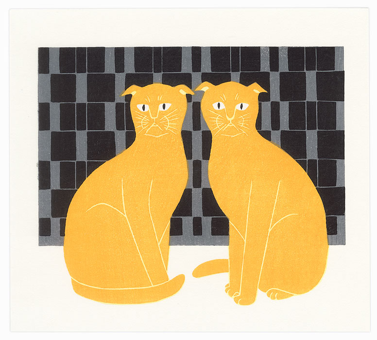 Golden Color Cats, 2008 by Tadashige Nishida (born 1942)