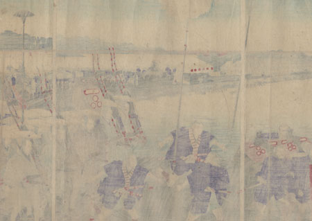 Mori Takachika of Hagi on the Sankin-kotai Procession by Chikanobu (1838 - 1912)