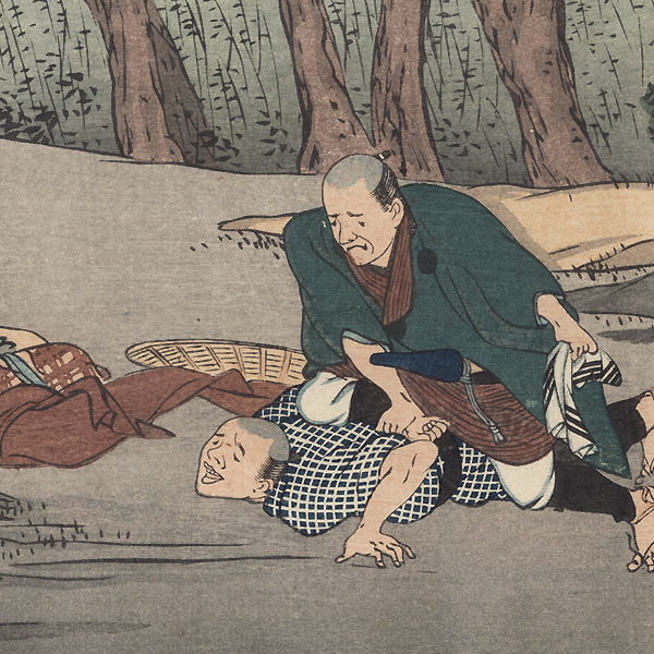 Akasaka by Fujikawa Tamenobu (Meiji era)