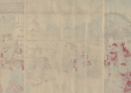 Tea Ceremony in Autumn by Kunisada III (1848 - 1920)