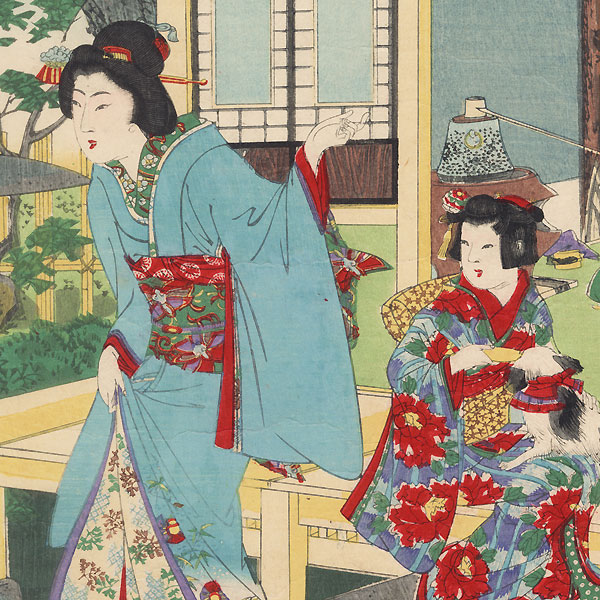 Autumn Tea Ceremony by Nobukazu (1874 - 1944)