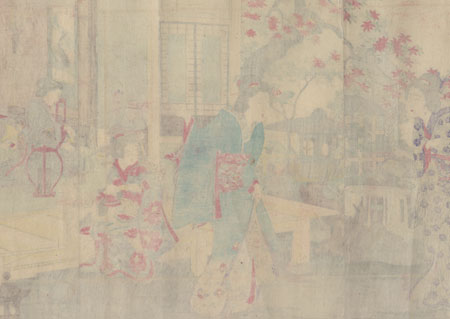 Autumn Tea Ceremony by Nobukazu (1874 - 1944)