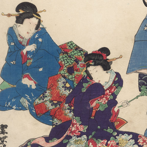 Matsukaze, Chapter 18 by Kunisada II (1823 - 1880)