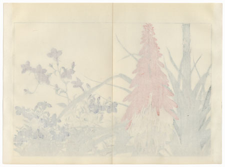 Lobelia and Tritoma by Tanigami Konan (1879 - 1928)