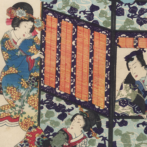 Takegawa, Chapter 44 by Kunisada II (1823 - 1880)
