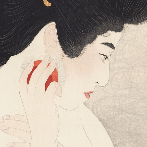 Applying Makeup, No. 2, 1930 by Kobayakawa Kiyoshi (1897 - 1948)