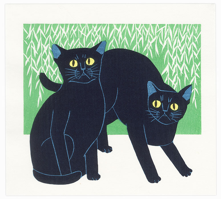 Blue Cats (Friends), 2013 by Tadashige Nishida (born 1942)