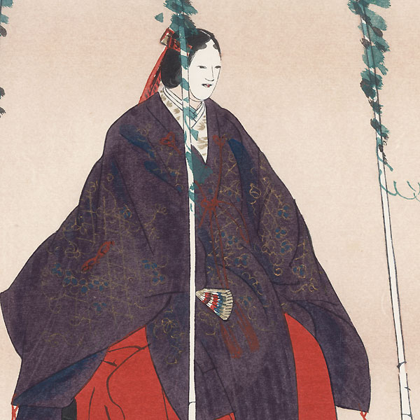 Teika by Tsukioka Kogyo (1869 - 1927)