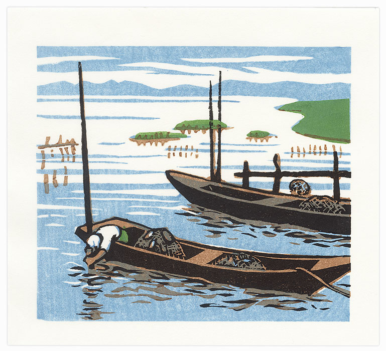 Riverboat, 2012 by Masaya Watabe (born 1931)