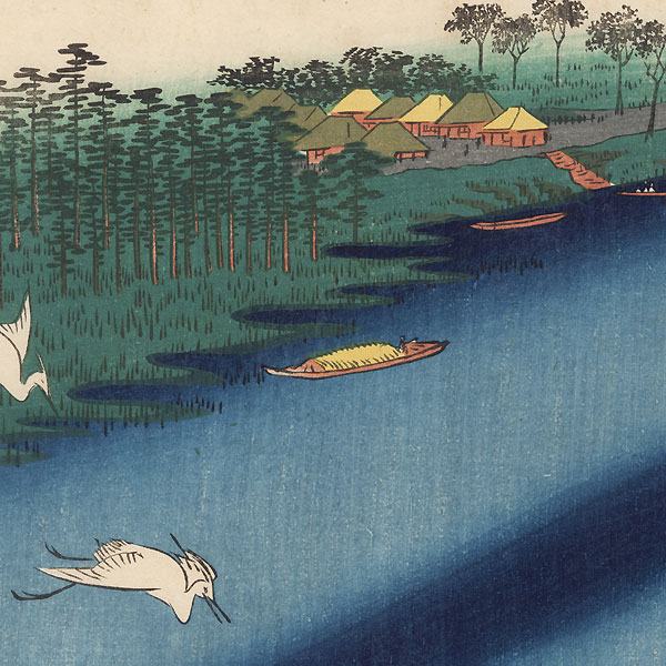 Sakasai Ferry by Hiroshige (1797 - 1858)