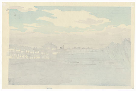 Kamo River by Tokuriki (1902 - 1999)