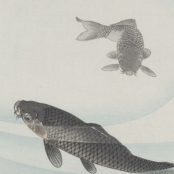Two Fish by Maruyama Okyo (1733 - 1795)