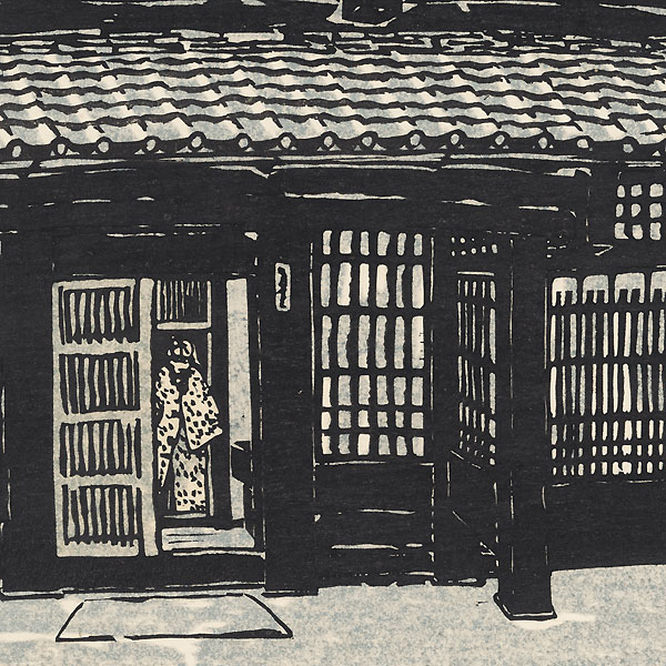 Street Scene by Seiichiro Konishi (1919 - ?)