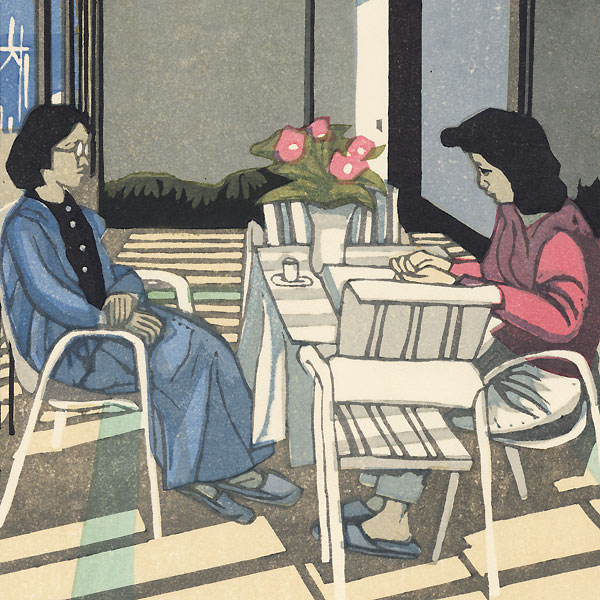 Women on a Verandah, 1986 by Junichiro Sekino (1914 - 1988)