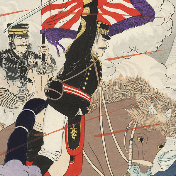 Brigade Leader: Major General, 1894 by Kogawa Hosai Mitsukata (active 1894)