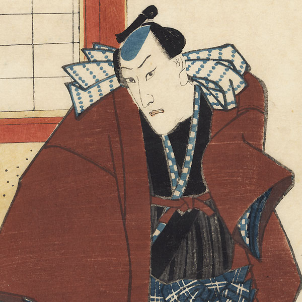Ichikawa Danjuro VIII as Ebizako no Ju, 1847 by Toyokuni III/Kunisada (1786 - 1864)