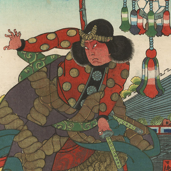 Angry Samurai by Edo era artist (unsigned)