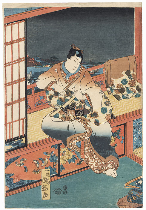 Flowers, 1847 - 1852 by Kuniteru (active circa 1820 - 1860)