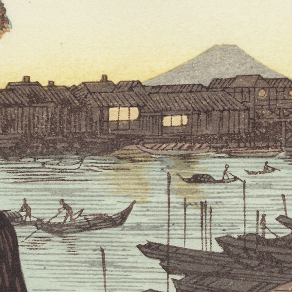 View from Edo Bridge by Yasuji Inoue (1864 - 1889)