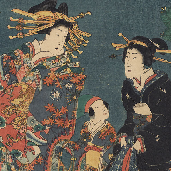 Takao, 1860 by Toyokuni III/Kunisada (1786 - 1864)