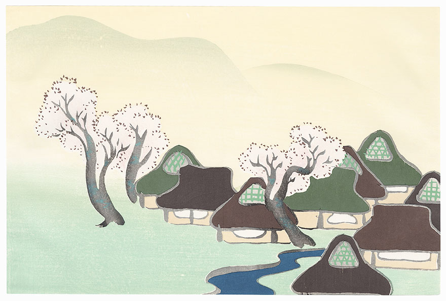 Blossoms in Springtime by Kamisaka Sekka (1866 - 1942) 