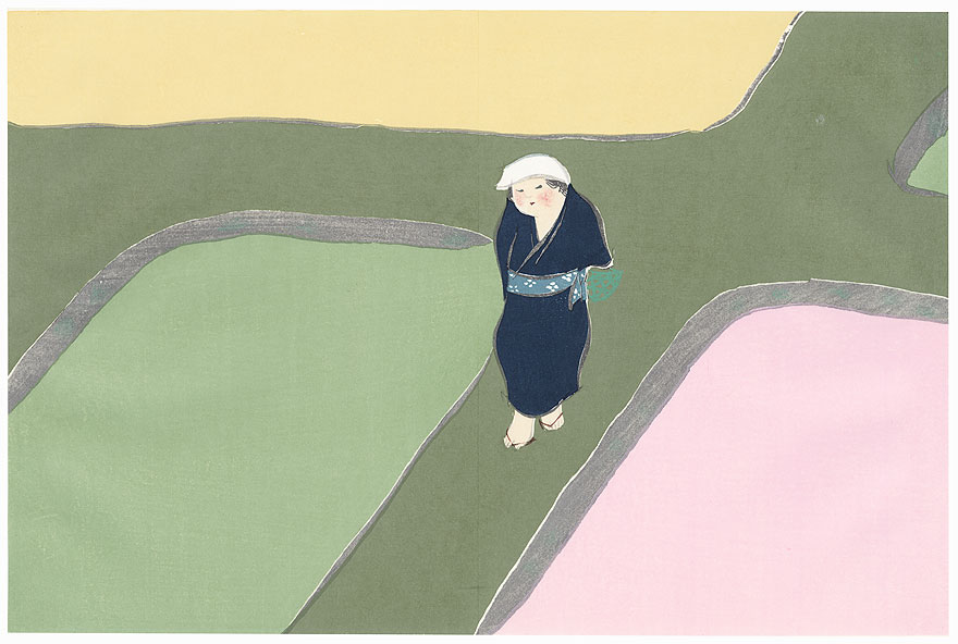 Summer Fields by Kamisaka Sekka (1866 - 1942) 
