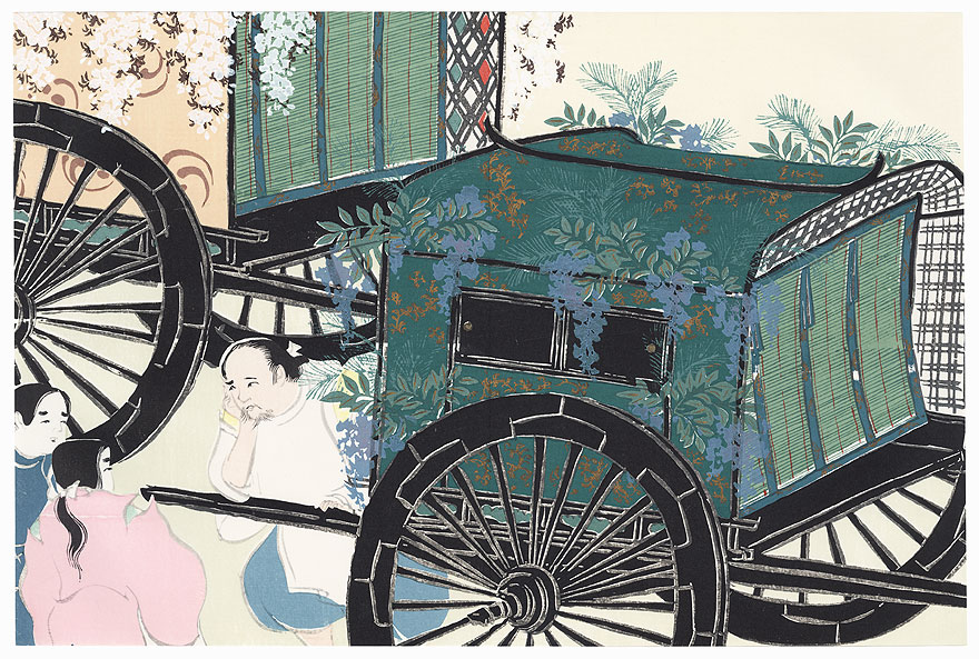 Carriages by Kamisaka Sekka (1866 - 1942) 