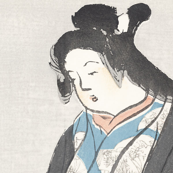 Woman Reading by Kamisaka Sekka (1866 - 1942) 