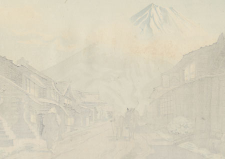 Fuji at Yoshidaguchi, 1934 by Tsuruta Goro (1890 - 1969)