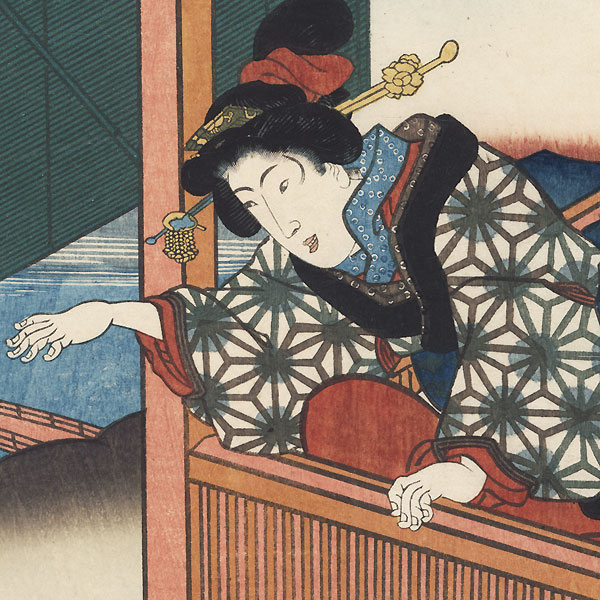 Yoshida, circa 1845 by Toyokuni III/Kunisada (1786 - 1864)