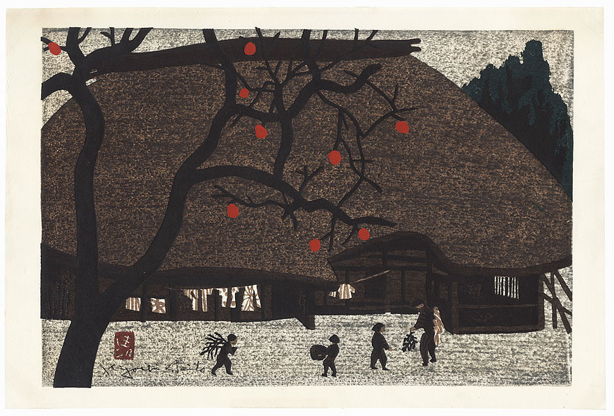 Autumn in Nara by Kiyoshi Saito (1907 - 1997)