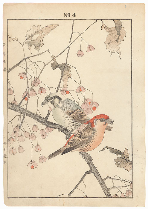 Single oban original - Winter Group, 1891 by Imao Keinen (1845 - 1924)