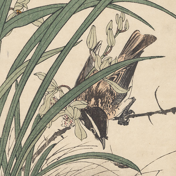 Single oban original - Summer Group, 1891 by Imao Keinen (1845 - 1924)