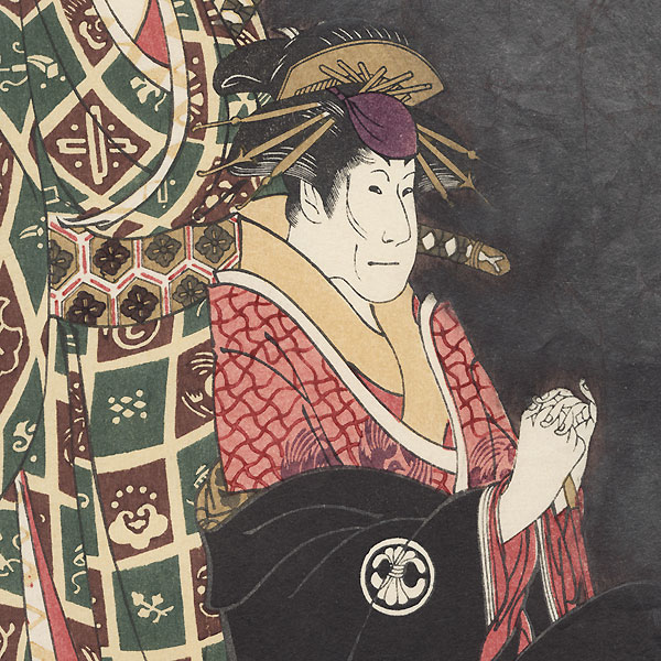 Sawamura Sojuro III and Segawa Kikunojo III by Sharaku (active 1794 - 1795) 
